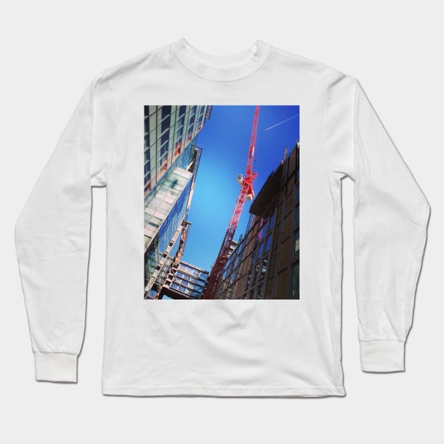 City construction site Long Sleeve T-Shirt by Jonesyinc